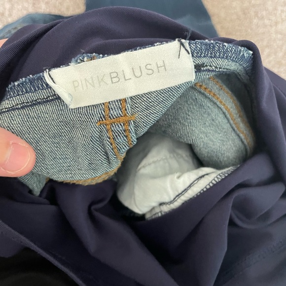 Pink Blush Maternity Jeans - Picture 3 of 3